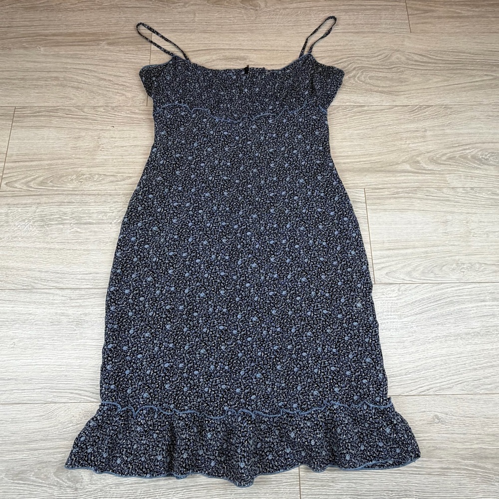Formula Joven Floral Print Spaghetti Strap Dress Size L EU 42 Coquette‎ Dainty